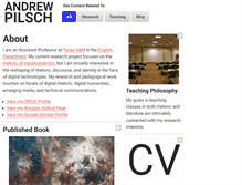 Tablet Screenshot of andrew.pilsch.com
